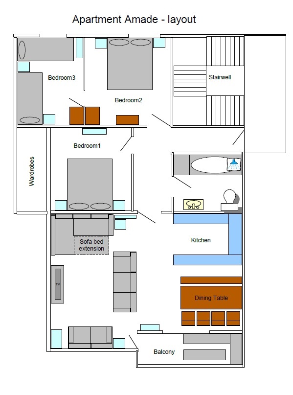appartement lay-out