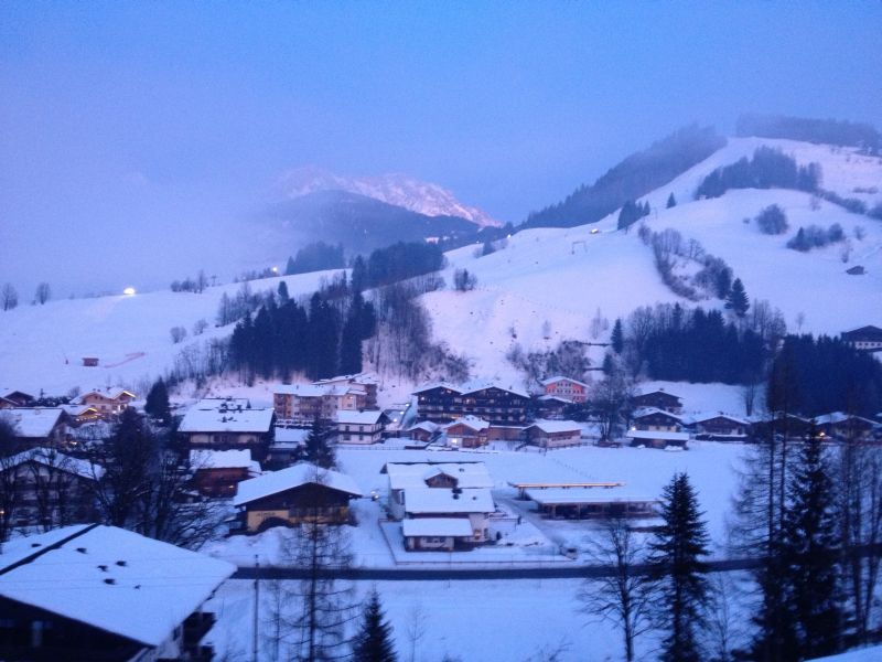 Sonnenuntergang vom Balkon